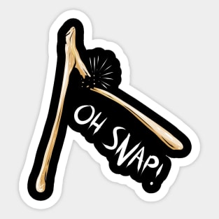 Forcula Wishbone On Snap Wishing Bone Thanksgiving Sticker